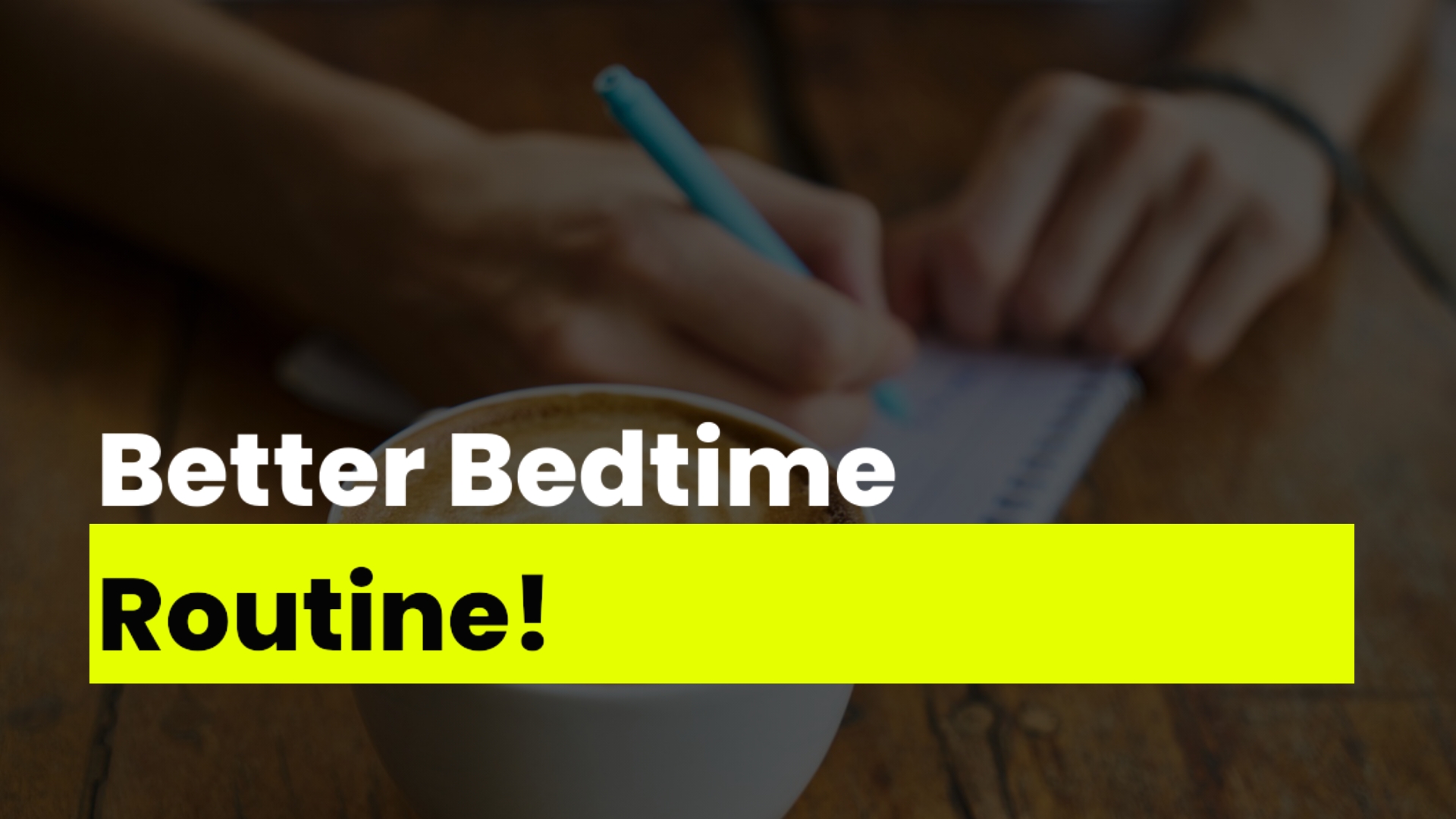 Bedtime Routine Visual Schedule