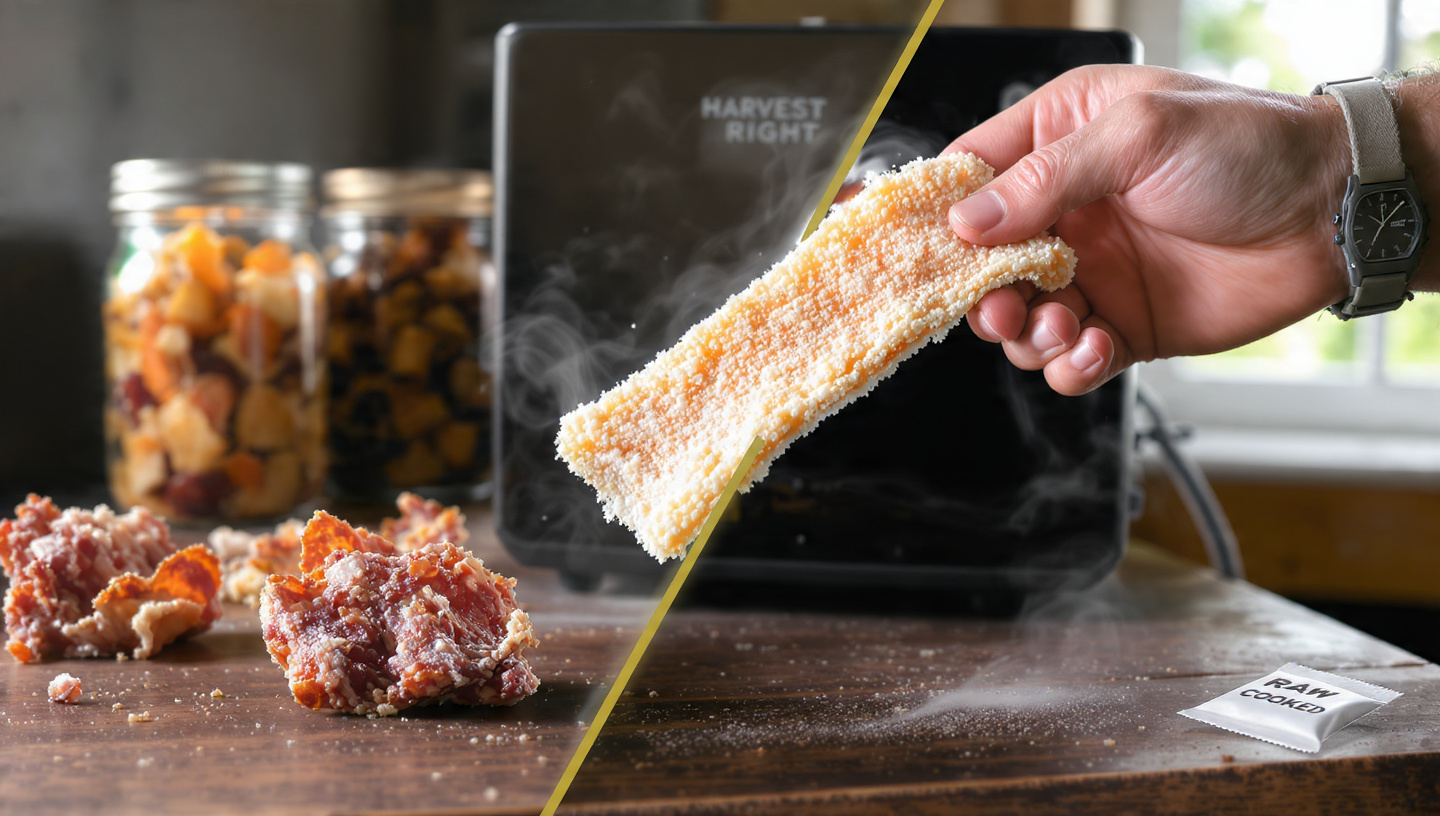 how do you freeze dry meat