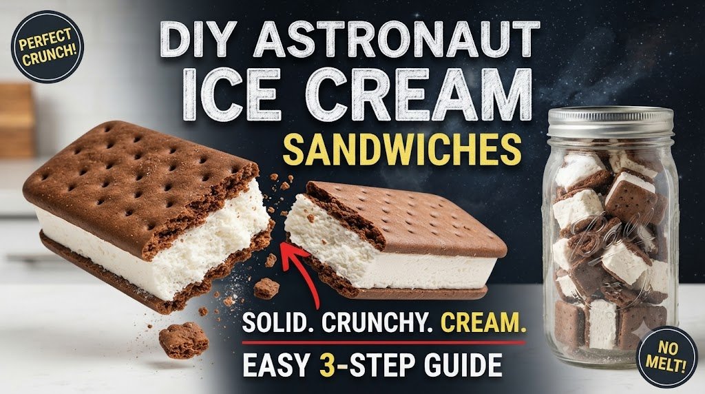 Freeze Dried Ice Cream Sandwiches at Home