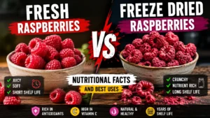 Freeze Dried Raspberries vs. Fresh