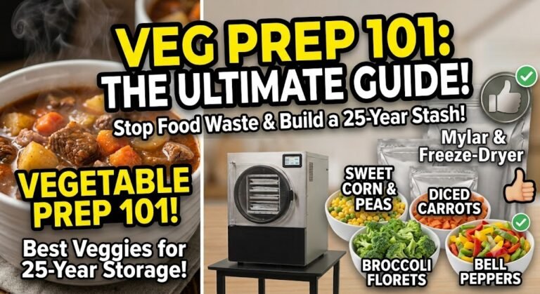 Freeze Drying Vegetables 101: Best Veggies for Long-Term Storage