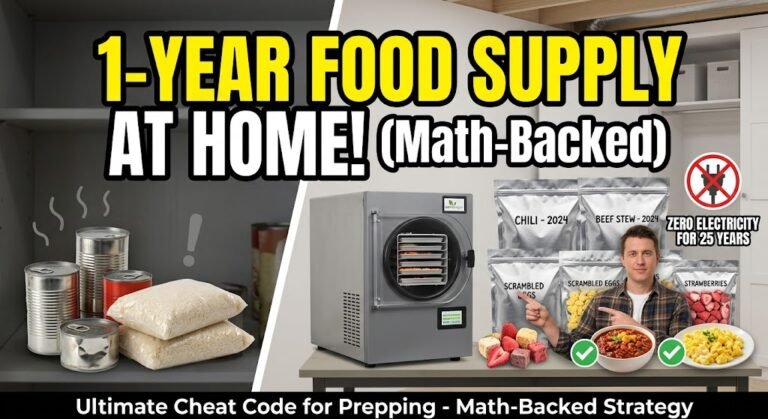 Freeze Drying for Preppers: Building a 1-Year Food Supply..