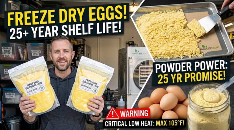 How to Freeze Dry Eggs