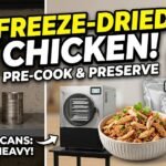 Freeze Dried Chicken: How to Pre-Cook and Preserve for Emergency Kits