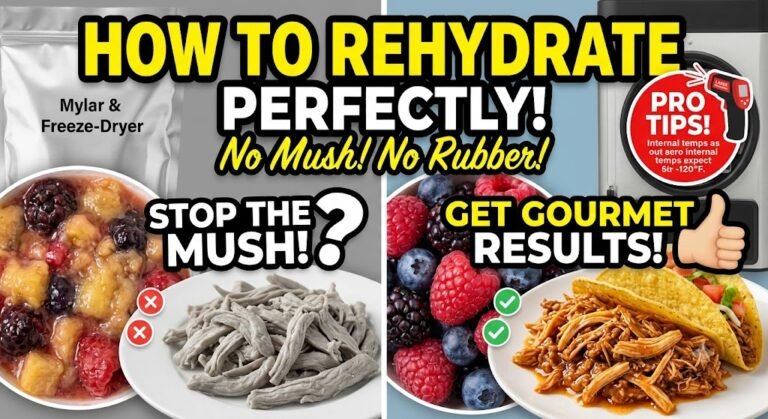 How to Rehydrate Freeze Dried Food Without Losing Texture or Flavor