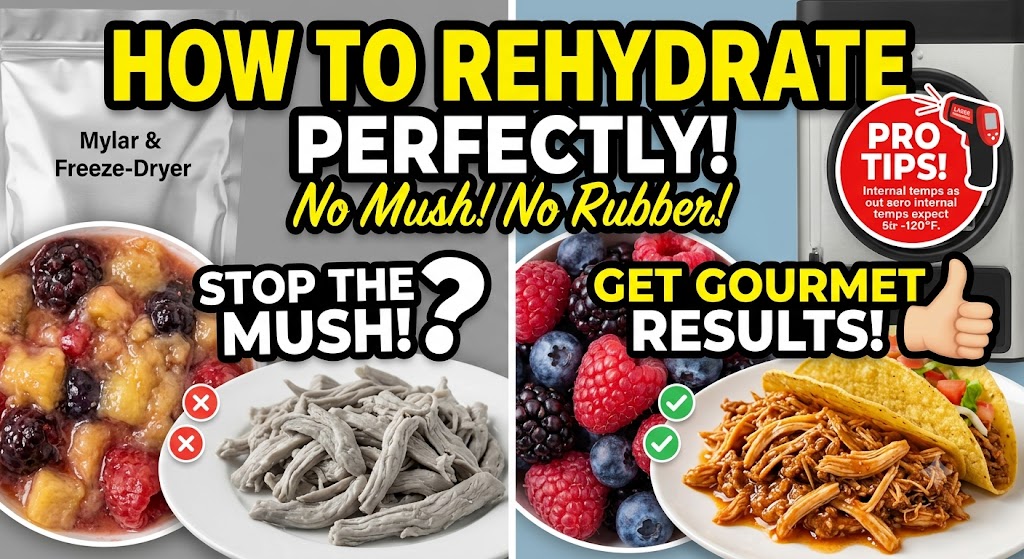 How to Rehydrate Freeze Dried Food Without Losing Texture or Flavor