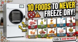 What Foods Should Not Be Freeze-Dried? 10 Foods to Avoid