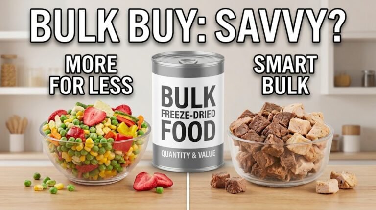 How to Save Money on Bulk Freeze-Dried Food
