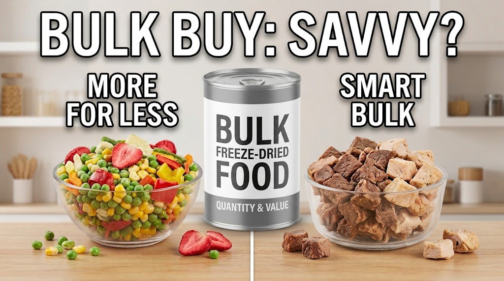 How to Save Money on Bulk Freeze-Dried Food