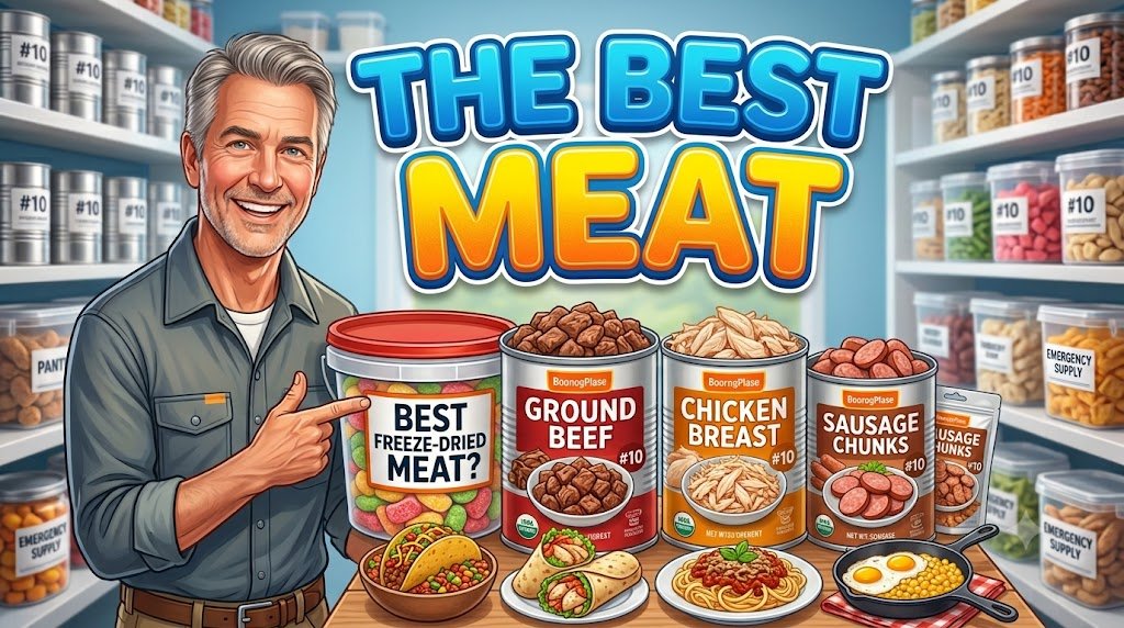 Best Freeze-Dried Meat for Long-Term Food Storage