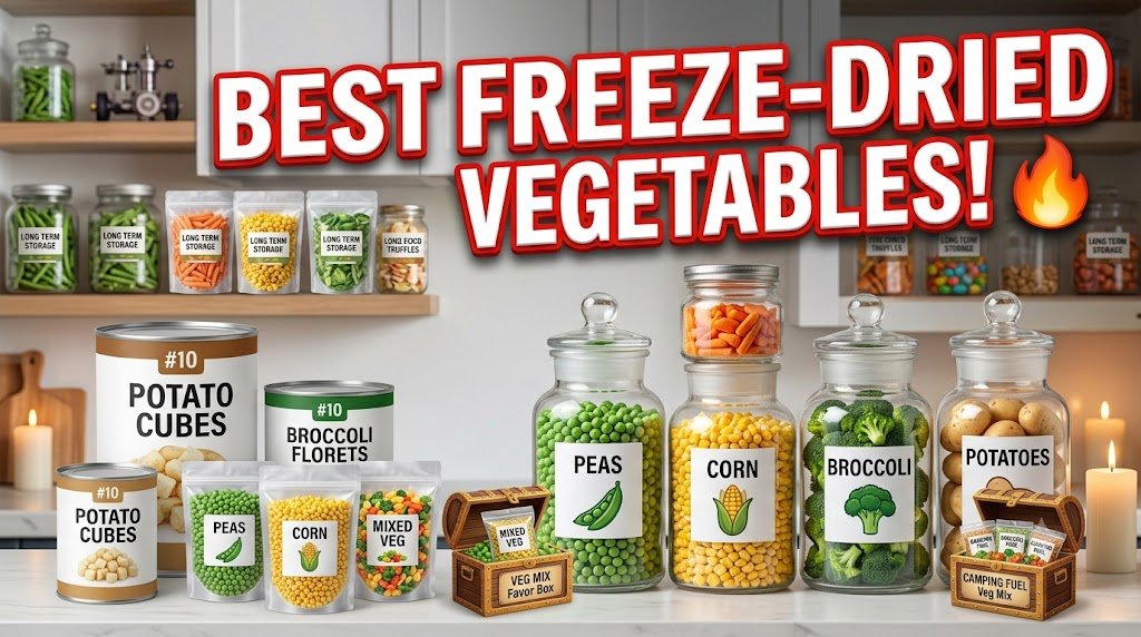 Best Freeze-Dried Vegetables for Long-Term Storage
