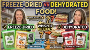 Freeze Dried vs Dehydrated Food for Long Term Storage