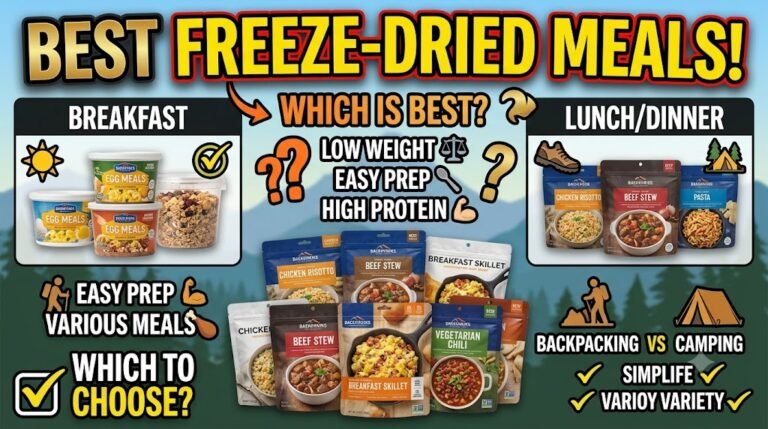 Best Freeze-Dried Meals for Backpacking and Camping